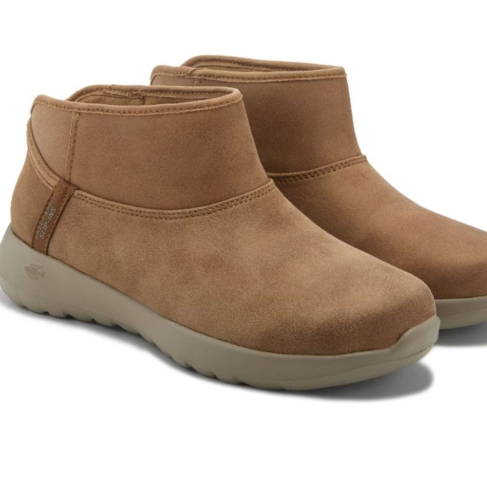 Skechers Slip-Ins On The‎ Go Joy  Ankle Boots- Chestnut
